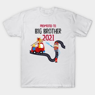 Big Brother 2021 With Fire Engine / Fire Engine T-Shirt